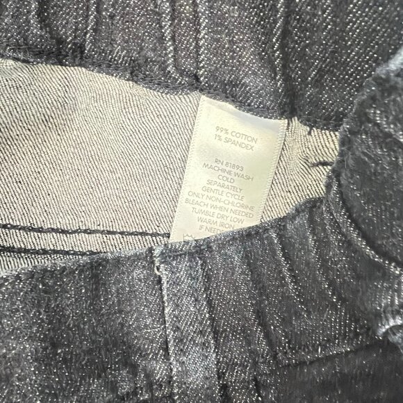 Denim & Co Cropped Capri Denim Jeans Size 12 New - Picture 9 of 9